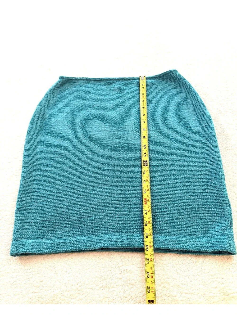 St. John Women’s 2 Piece Teal Skirt Set Knit Skirt Sz 8 Satin Top Sz 4